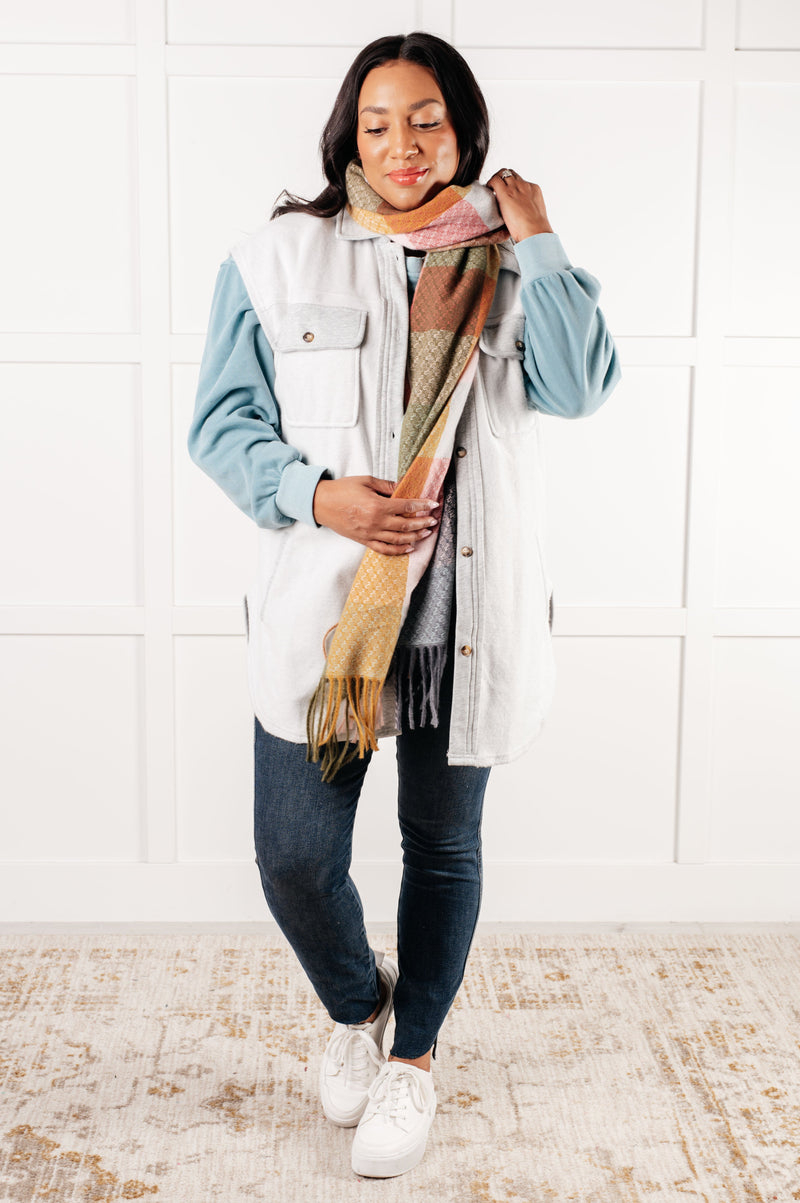 Exciting Expectations Sleeveless Shacket - Maple Row Boutique