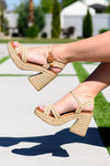Bon Voyage Rope Woven Heel Shoes- 6/6/2024 - Maple Row Boutique 