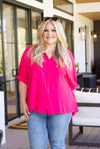 Bounding Beauty Button Down Blouse - Maple Row Boutique