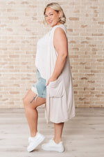 Breezy Boho Sleeveless Cardigan - Maple Row Boutique