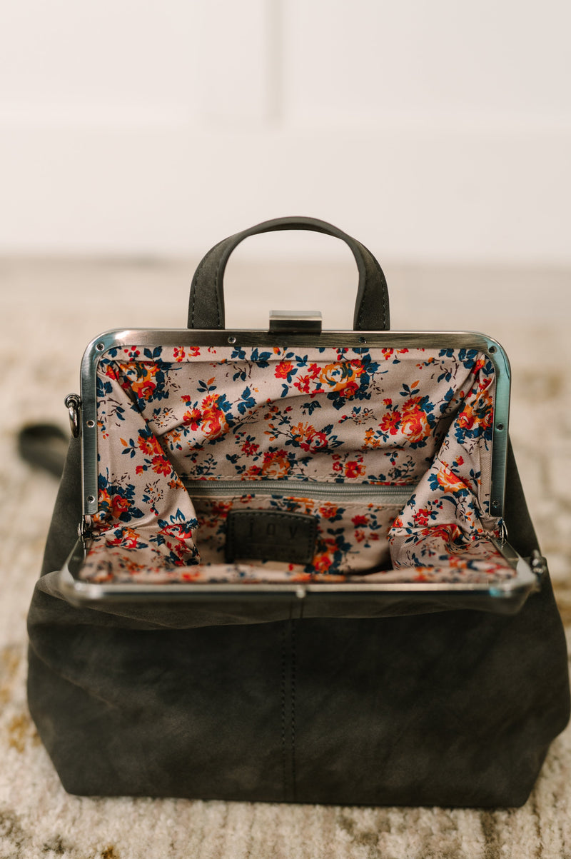 Bridget Backpack in Charcoal - Maple Row Boutique