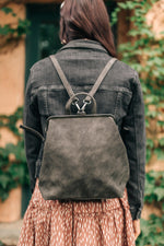 Bridget Backpack in Charcoal - Maple Row Boutique