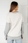 Bring it Together Color Block Pullover - Maple Row Boutique