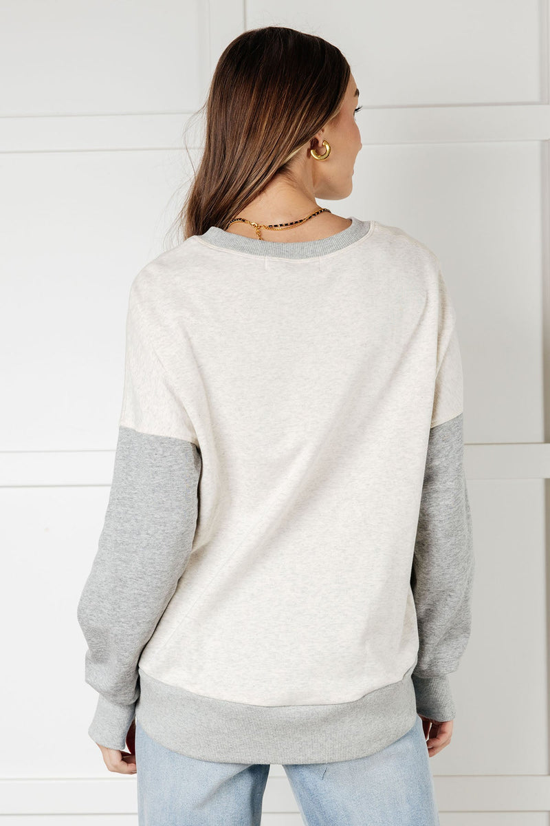 Bring it Together Color Block Pullover - Maple Row Boutique