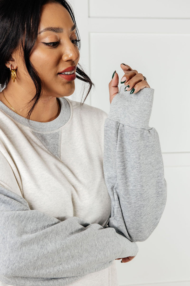 Bring it Together Color Block Pullover - Maple Row Boutique