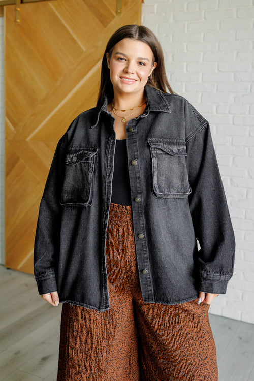 By The Fireside Shacket - Maple Row Boutique 