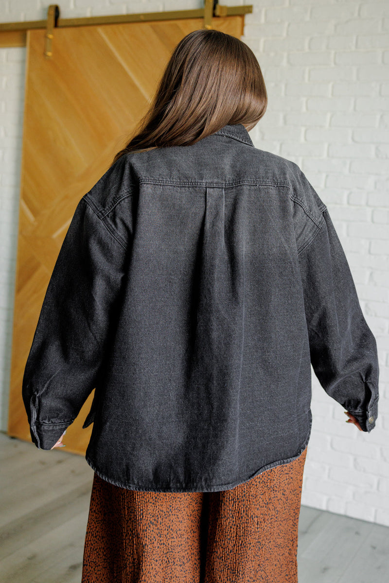 By The Fireside Shacket - Maple Row Boutique 