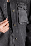 By The Fireside Shacket - Maple Row Boutique 