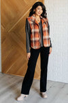 Kinda Sorta Ribbed Top in Charcoal - Maple Row Boutique 