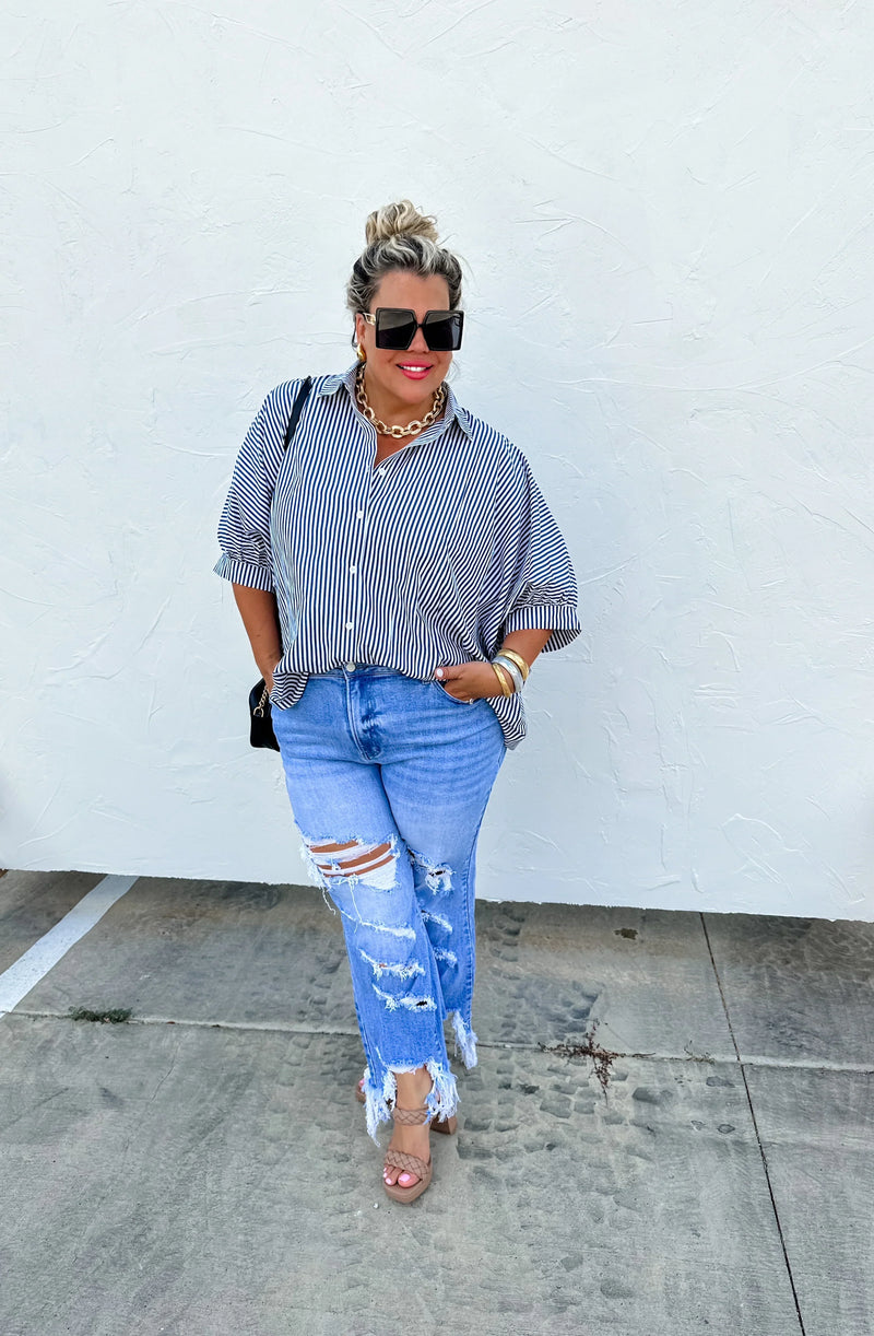 Urban Distressed Jeans - Maple Row Boutique 