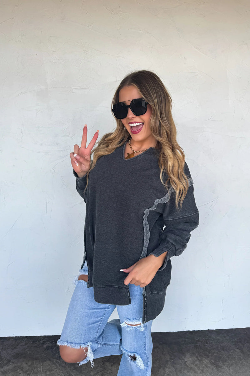 PREORDER: The Comfy Cut Sweatshirt - Maple Row Boutique