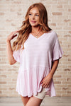 Can't Find the Words V-Neck Blouse - Maple Row Boutique