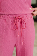Can't Quit You Cropped Flair Bottoms in Magenta - Maple Row Boutique