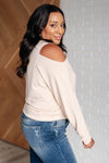 Carefully Crafted Cold Shoulder Blouse - Maple Row Boutique 