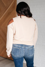 Carefully Crafted Cold Shoulder Blouse - Maple Row Boutique 