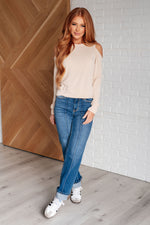 Carefully Crafted Cold Shoulder Blouse - Maple Row Boutique 
