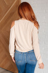 Carefully Crafted Cold Shoulder Blouse - Maple Row Boutique 