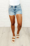 Carly High Rise Rigid Magic Cutoff Shorts - Maple Row Boutique