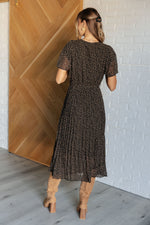 Cause a Scene Surplice Neck Dress - Maple Row Boutique 
