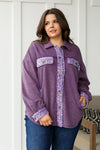 Chaos of Sequins Shacket in Purple - Maple Row Boutique 