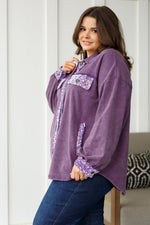 Chaos of Sequins Shacket in Purple - Maple Row Boutique 