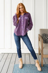 Chaos of Sequins Shacket in Purple - Maple Row Boutique 