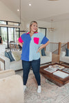 Color Me Cool Color Block Top - Maple Row Boutique