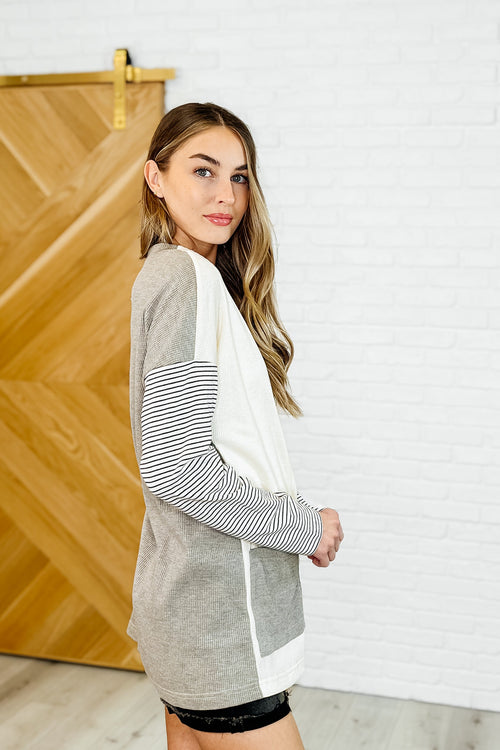 Consider it So Color Block Cardigan - Maple Row Boutique