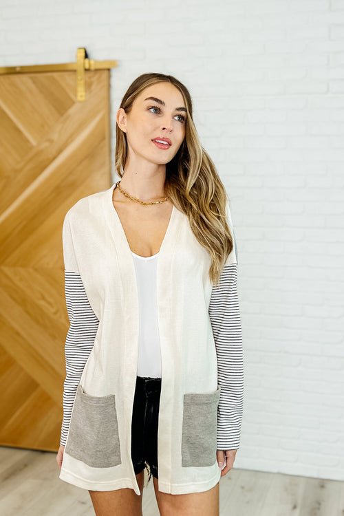 Consider it So Color Block Cardigan - Maple Row Boutique