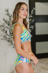 Corfu Marble Cutout Swimsuit - Maple Row Boutique