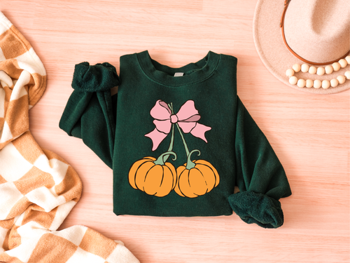 Cutsie Pumpkins Graphic Tee and Sweatshirt - Maple Row Boutique