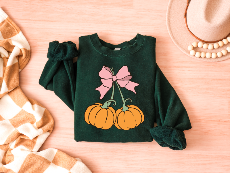 Cutsie Pumpkins Graphic Tee and Sweatshirt - Maple Row Boutique