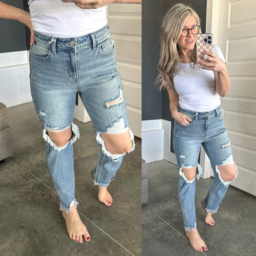 Cello Boyfriend Jeans - Maple Row Boutique 