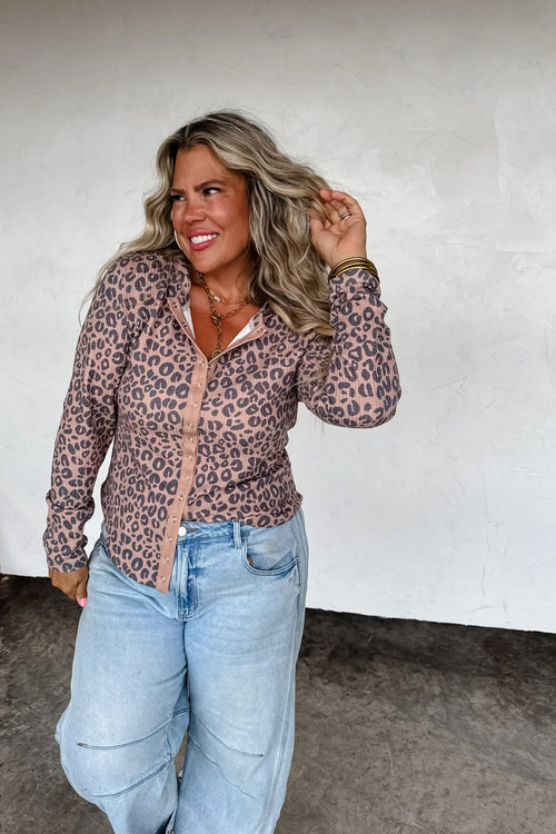 PREORDER: Kori Snap Button Waffle Top - Maple Row Boutique