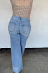 PREORDER: The Leni Wide Cuff Jean - Maple Row Boutique