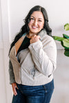 Corduroy Moto Jacket in Grey, Olive, Camel & Black - Maple Row Boutique 