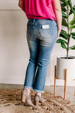 Cropped Summer Flare Jeans By Risen - Maple Row Boutique 