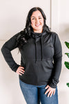 Active Wear Hoodie In Black **REGULAR SIZES ONLY**