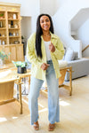 Daydreams Shacket in Yellow - Maple Row Boutique 