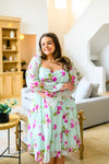 Delightfully Yours Floral Dress - Maple Row Boutique