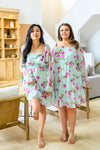 Delightfully Yours Floral Dress - Maple Row Boutique
