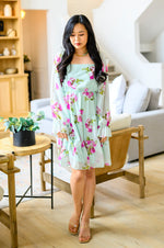 Delightfully Yours Floral Dress - Maple Row Boutique