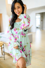 Delightfully Yours Floral Dress - Maple Row Boutique