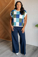 Magic Wide Leg Pants in Navy - Maple Row Boutique 