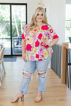 Do It Anyways Floral Top - Maple Row Boutique 