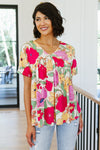 Do It Anyways Floral Top - Maple Row Boutique 