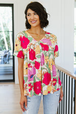 Do It Anyways Floral Top - Maple Row Boutique 