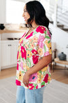 Do It Anyways Floral Top - Maple Row Boutique 