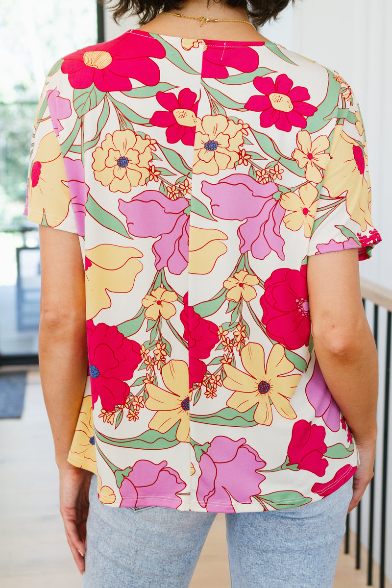 Do It Anyways Floral Top - Maple Row Boutique 