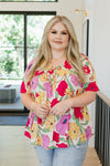 Do It Anyways Floral Top - Maple Row Boutique 